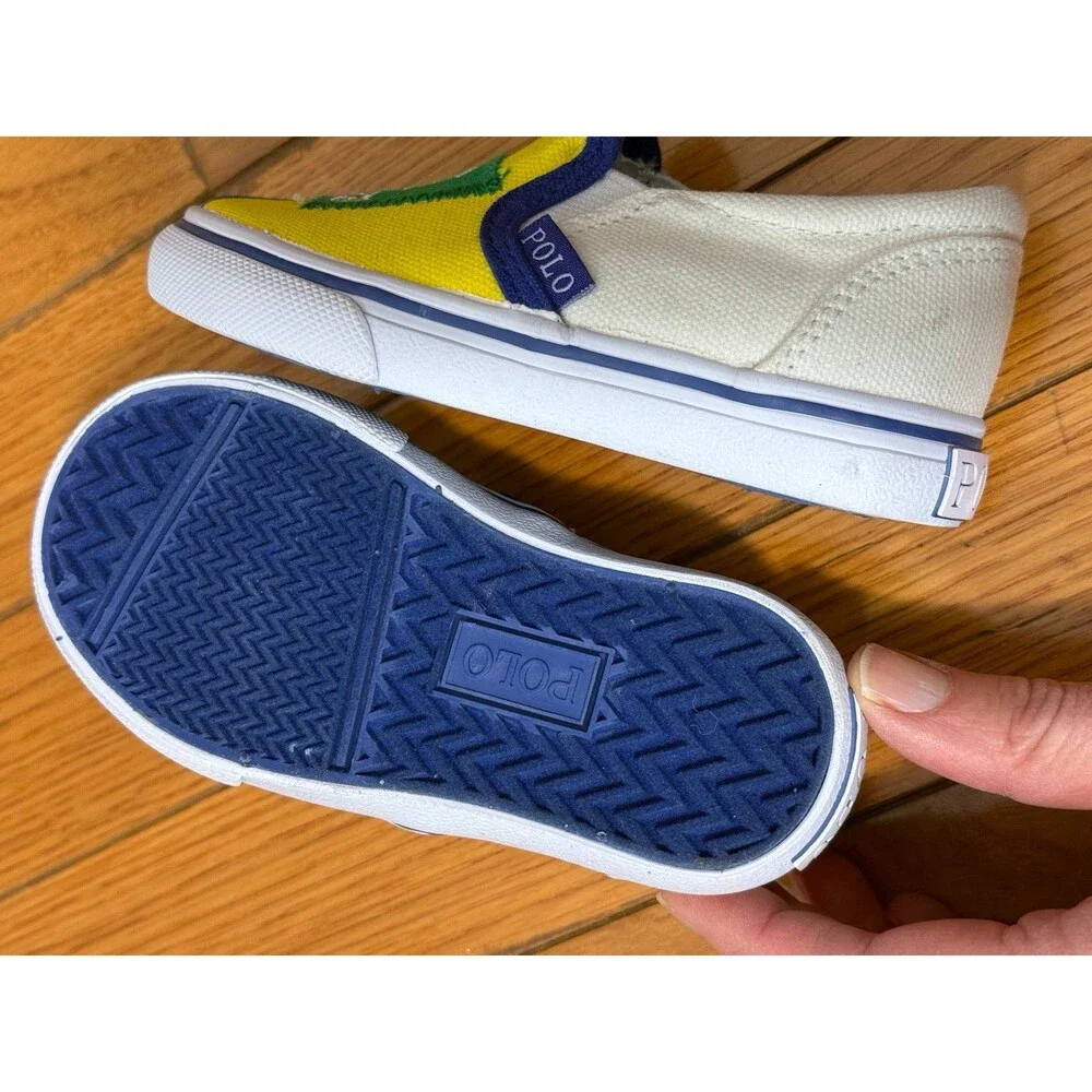 Polo Ralph Lauren Boys' Landyn Slip-On‎ Casual Sneakers 6